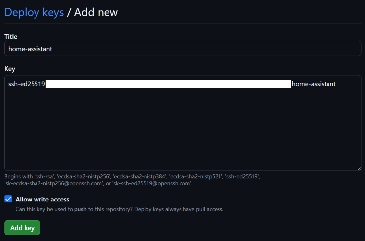 Adding a Deploy Key in GitHub