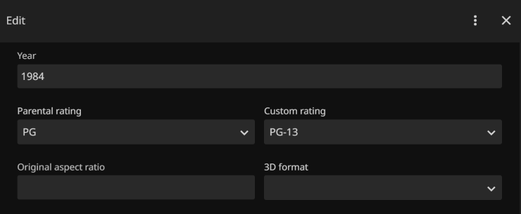 Editing Media Metadata