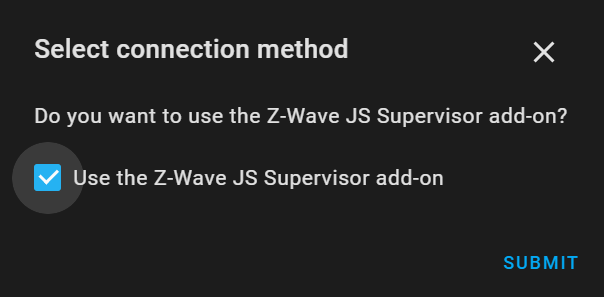 Configuring the Z-Wave JS integration